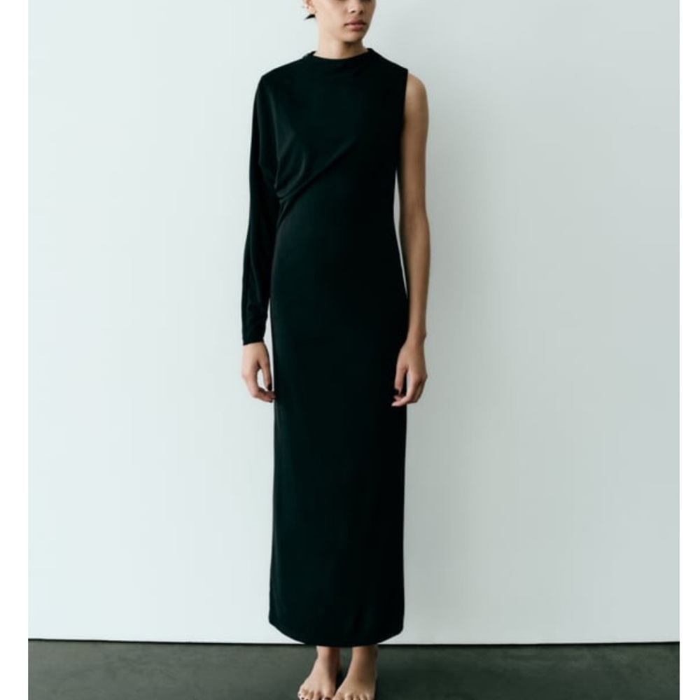 NWT Zara Asymmetrical dress size small